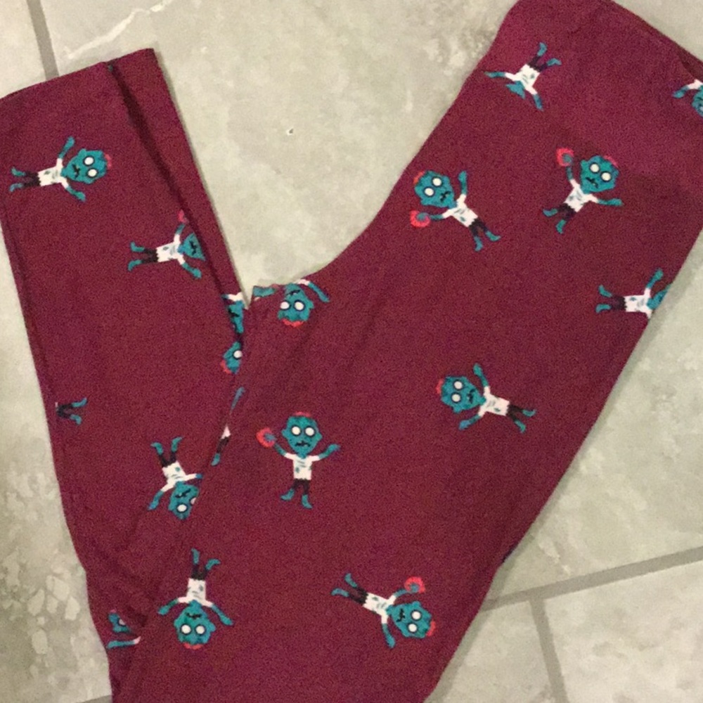 Vintage Lularoe Halloween Zombie Leggings